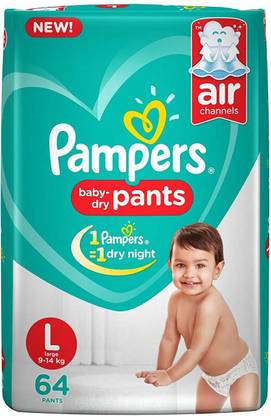 Pampers Dry Pant Large Size Diaper - L 64 - L