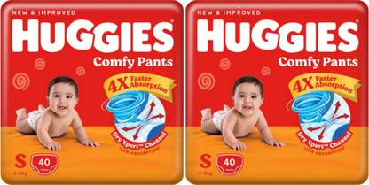 Huggies Complete Comfort Wonder Pants, India's Fastest Absorbing Diaper | - S
