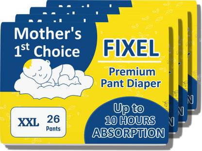 fixel baby diapers Pants pack of 4 - XXL