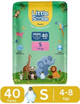 Little Smile Better Dry Feel Baby Diaper Pants - S