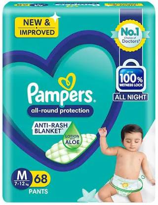 Pampers All-Round Protection Pants (M) 68 count - M