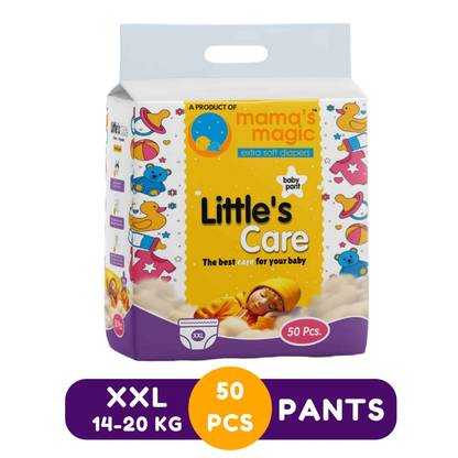 Mama's Magic Littles Care 2XL Pant Style Diapers Premium Diaper For Kids 50Pcs-xxl diaper - XL - XXL
