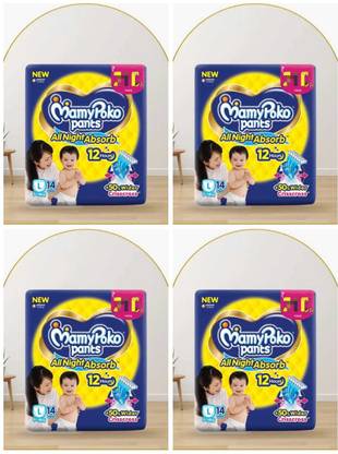 MamyPoko NEW ALL NIGHT ABSORB { L-14*4 } - L
