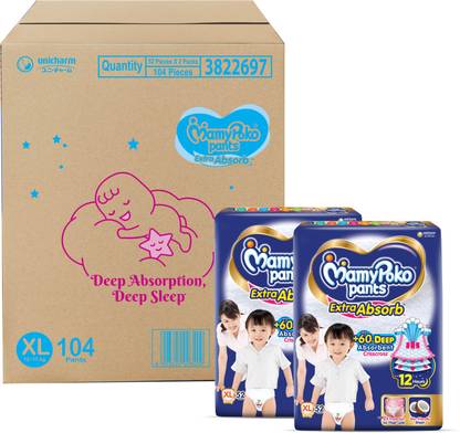 MamyPoko Extra Absorb Extra Large 104 - XL
