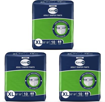 KareIn Classic Pant Style Adult Diapers - XL