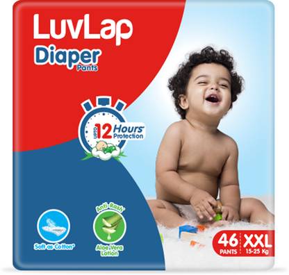 LuvLap Baby Diaper Pants with Aloe Vera Lotion count - XXL