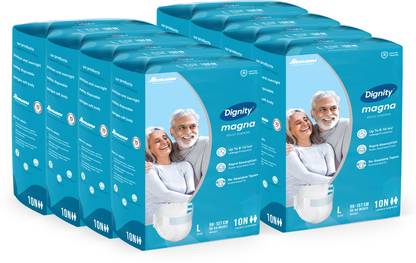 DIGNITY Magna Tape Style Adult Diapers - L