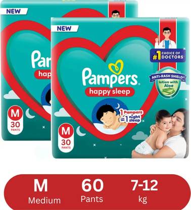 Pampers Happy Skin Pants - M