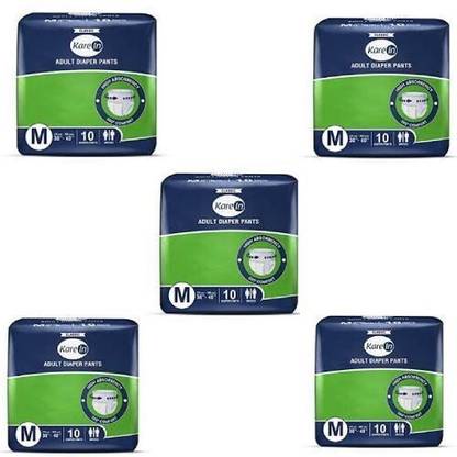 KareIn Classic Adult Diaper Pants, Medium(PACK OF 5) Adult Diapers - M