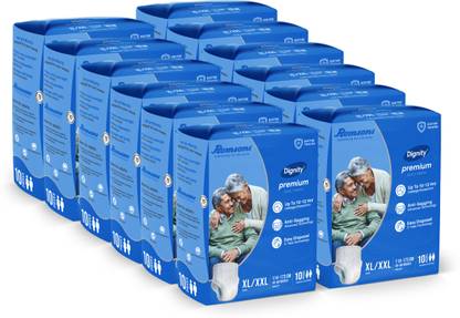 DIGNITY Premium Pant Style Adult Diapers - XL - XXL