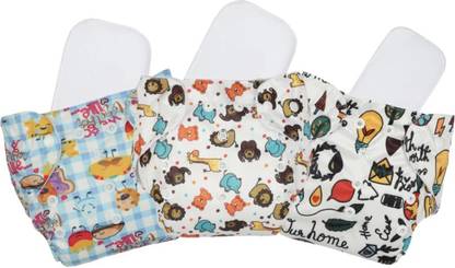 Jaydison Adjustable 100% Organic Cloth Button Diaper Reuse Nappy & Insert 0-24m D19 - M - L