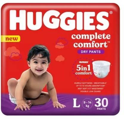 Huggies Complete Comfort Dry Pants - Large (30 Pieces) - L