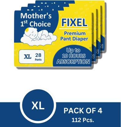 fixel Baby Diaper Pants Extra Large size Pack of 4 - XL