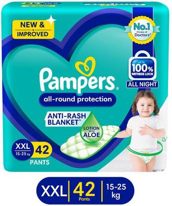 Pampers All-Round Protection Diaper Pants XXL, 42 Count - XXL