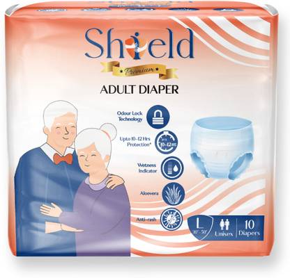 SHIELD Premium Pant Style | Pack of 1 | Adult Diapers - L