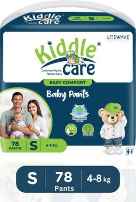 Kiddle Care Easy Comfort Baby Diaper Pants | Small (S) | 4-8 Kg - S