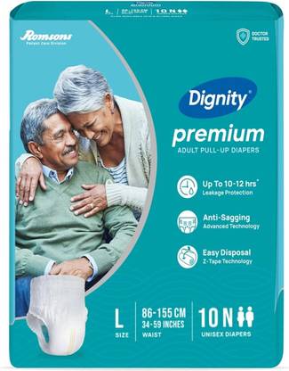 DIGNITY Premium Pant Style Adult Diapers - L