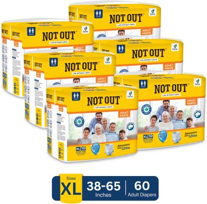 NOT OUT Overnight Protection with 3D Core, Odour Control & Up to 12-Hour Absorption - XL