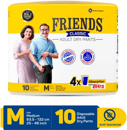 FRIENDS Classic Diaper Pull Ups Pants Adult Diapers - M