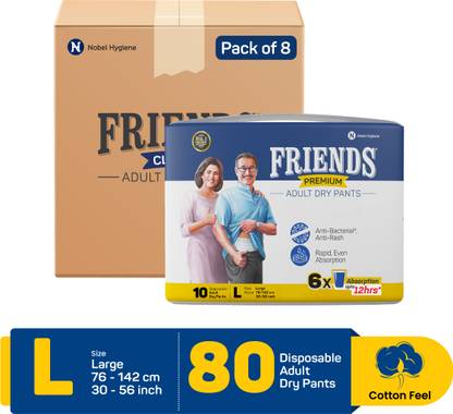 FRIENDS Premium Pull Up Pant Adult Diapers - L