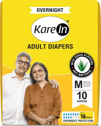 KareIn Overnight Adult Diapers - M
