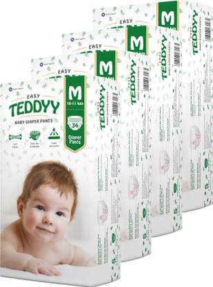 TEDDYY Easy Diaper Pants with Rash Protection and 3x Faster absorption Technology - M