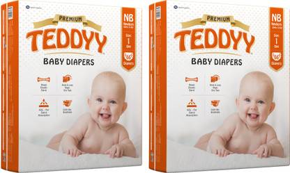 TEDDYY Baby Premium Tape Diapers - New Born
