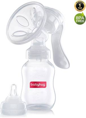 babyhug Manual Breast pump With 2 Suction Modes- White  - Manual
