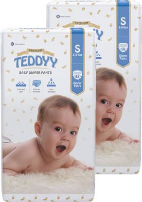 TEDDYY Baby Diapers Premium Pants - S