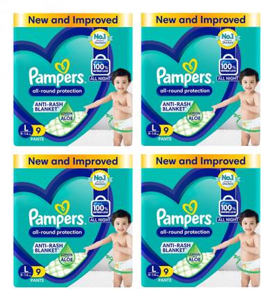 Pampers All round protection Large Size - L