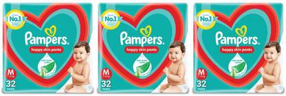 Pampers Happy Skin Pants Value Pack - M