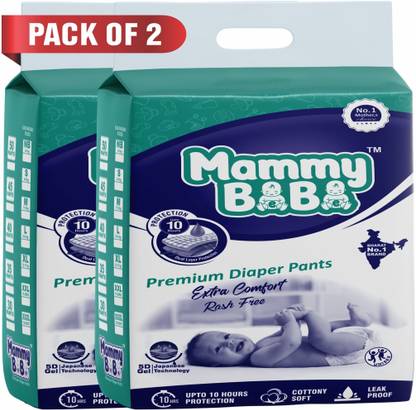 Mammy BeBe Premium Diaper Pants 5D Japanese Gel Technology - L