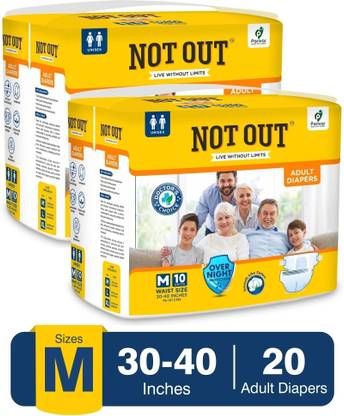 NOT OUT Overnight Protection with 3D Core, Odour Control & Up to 12-Hour Absorption - M