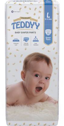 TEDDYY PREMIUM Baby Diaper Pants - L