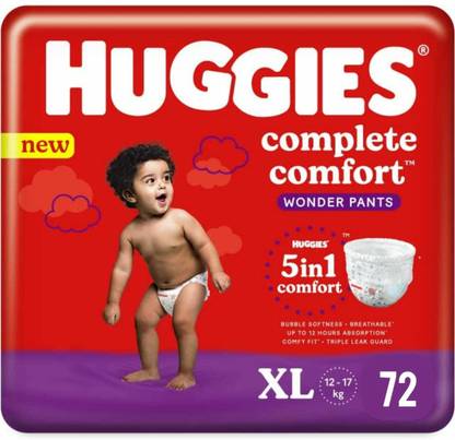 Huggies Wonder baby diaper pants XL-72 count EXTRA LARGE - XL
