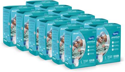 DIGNITY Premium Pant Style Adult Diapers - L