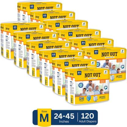 NOT OUT Overnight Protection with 3D Core, Odour Control & Up to 12-Hour Absorption - M