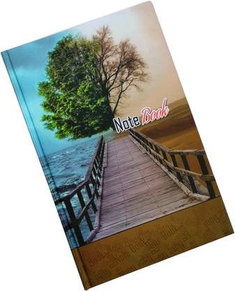 Excel Nature's beautiful design cover Notebook Diary, UV Paper Finish, Hard Cover, Regular Diary (Cover Design may be Different) with Ruled Front & Back 220 Pages