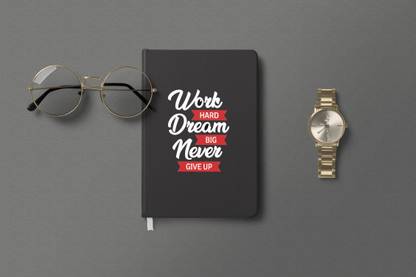 AccuPrints Work hardbound Diary A5 Diary Ruled 200 Pages