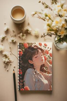 Graphic Word Anime Notebook A5 Notebook unrulled 160 Pages