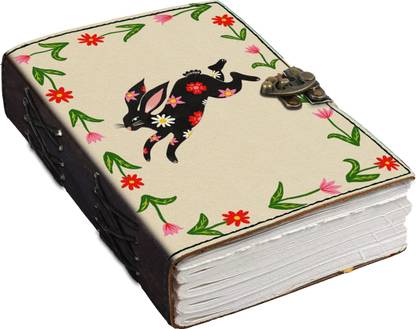 DI-KRAFT Antique Vintage journal with White handmade paper size 5*7 pages 200, x-22 A5 Journal unruled 200 Pages