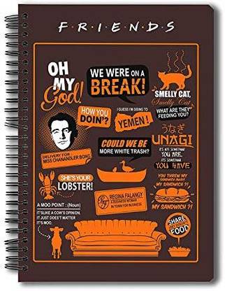 Mc Sid Razz Friends A5 Notebook Ruled 150 Pages