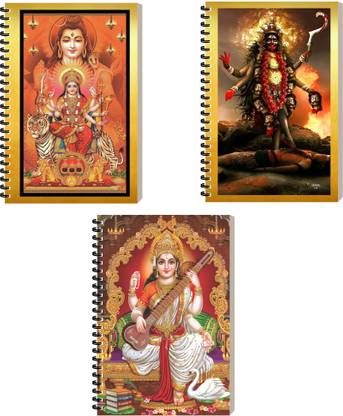 ESCAPER Devotional Designer Notepad, Journal Diary for Planning, Spiral Notebook A5 Diary Ruled 160 Pages