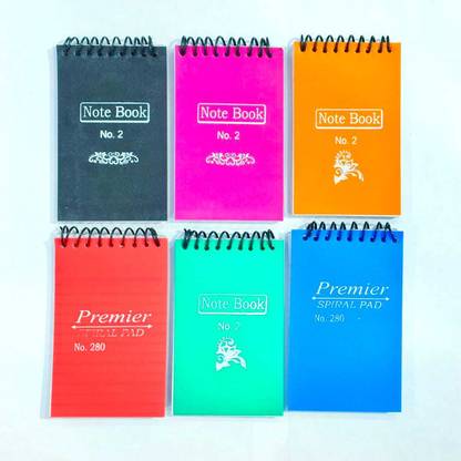 INNINKA pocket size diary Pocket-size Note Pad ruled 160 Pages