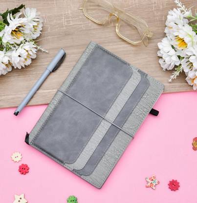 SPM Classic Premium Leather Travel Journal Diary and also for Gifting Purpose A5 Diary Ruled 200 Pages