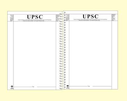 scruton upsc A4 Notebook unruled 200 Pages