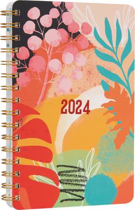 Doodle Happiness Wiro Bound A5 Planner/Organizer Ruled 216 Pages