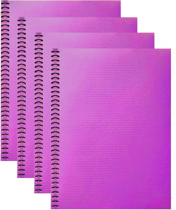 Red Flamingo Spiral A4 Notebook Unruled 1000 Pages