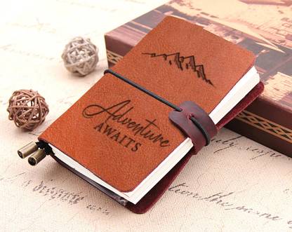 DI-KRAFT HANDCRAFTED LEATHER JOURNAL A5 Journal UNRULED 200 Pages