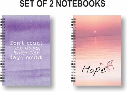 ROT RIX combo of 2 Notebooks A5 Diary Ruled 144 Pages